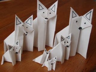 arctic wolf origami