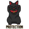 Image of clipart black cat | CreepyHalloweenImages