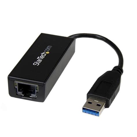 StarTech USB 3.0 to Gigabit Ethernet NIC Network Adapter - Black ...