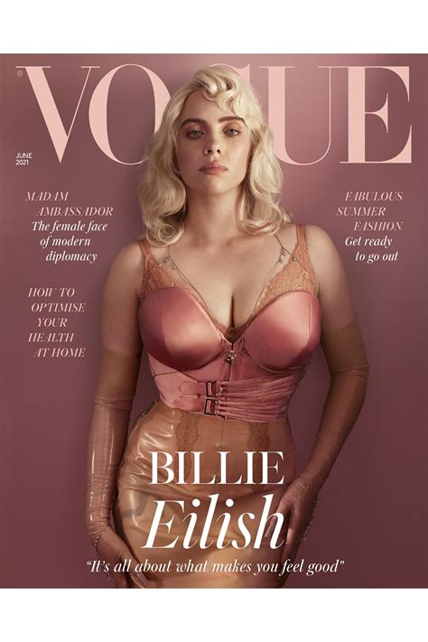 Billie Eilish Revealed Her Secret Tattoo In British Vogue Cover!