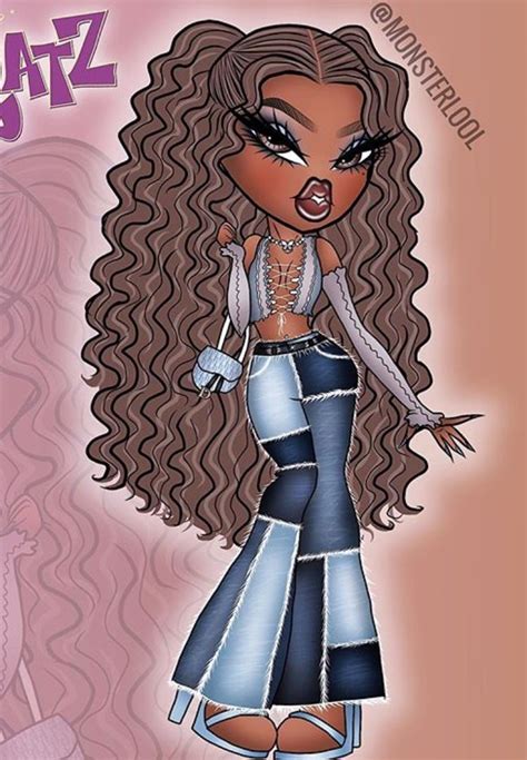 Black Girl Cartoon, Girls Cartoon Art, Cartoon Art Styles, Bratz Doll ...