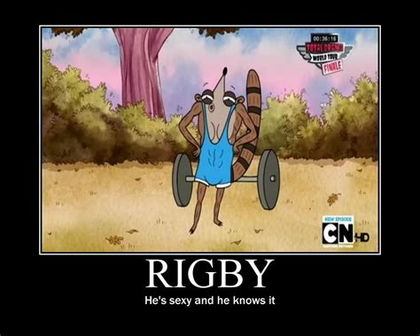 Rigby Demotivational Poster | Regular Show | Know Your Meme