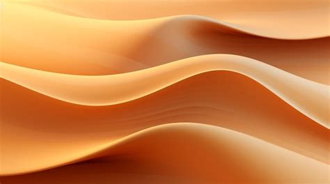 Premium Photo | Abstract beige color waves wallpaper