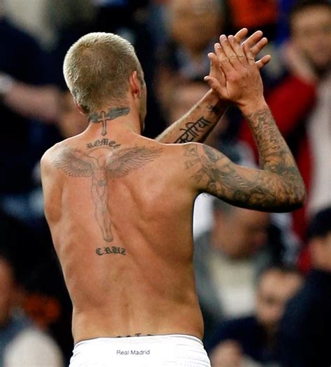 David Beckham Tattoos - Mirror Online