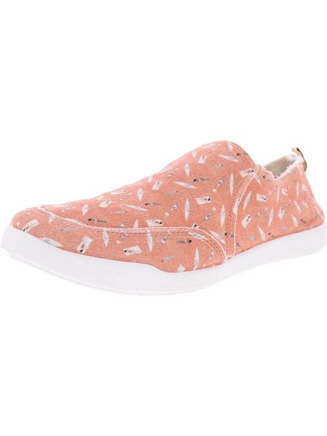 Vionic Beach Womens Malibu Canvas Lifestyle Flats - Walmart.com