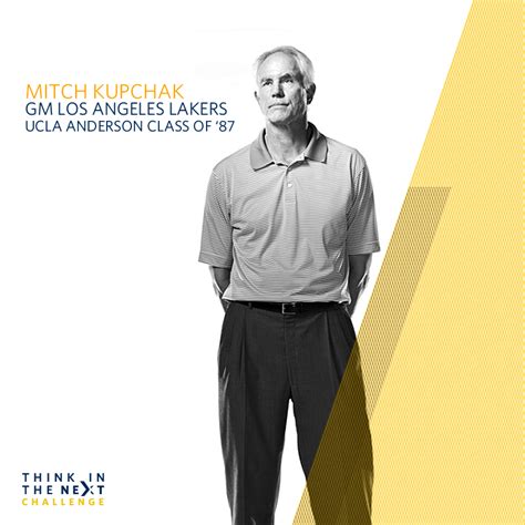 Mitch Kupchak, LA Laker GM & UCLA Anderson Alumni - UCLA Anderson School of Management Blog