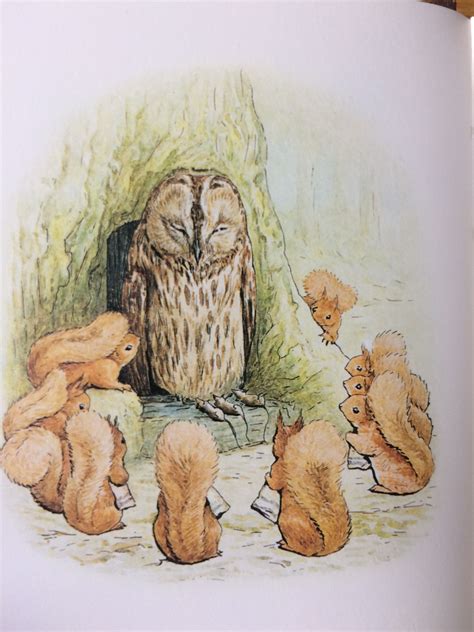 From 'The Tale of Squirrel Nutkin' by Beatrix Potter published by the Folio Society. It's a ...