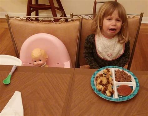"I wouldn't make a dinner plate for her baby doll." Submitted By: Melissa W. Location ...