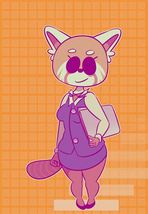 aggretsuko the retsuko the red panda by RasmusTheFool on Newgrounds