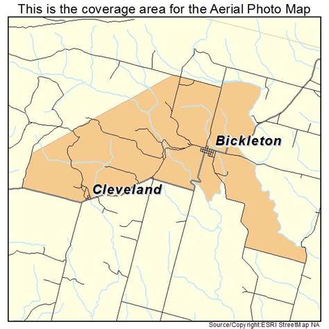 Aerial Photography Map of Bickleton, WA Washington