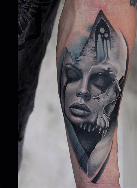 85 Scary Skull Tattoo Designs To Ink - Lava360 | Эскиз татуировки с ...