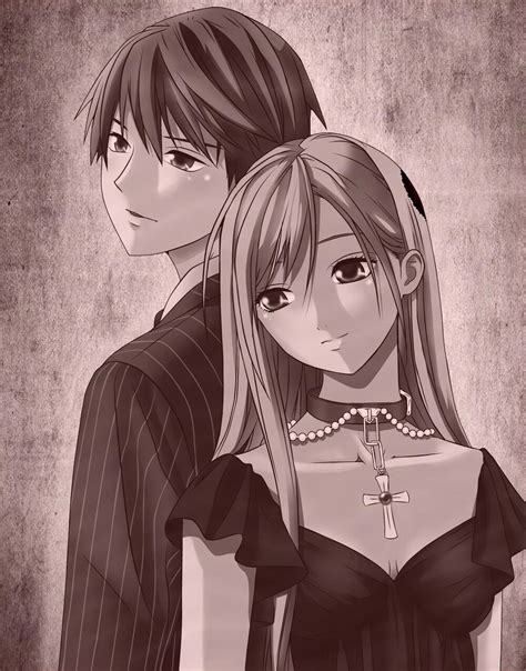 Cute Couple Drawings Anime