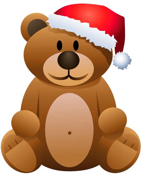 Christmas Teddy Bear Clip Art