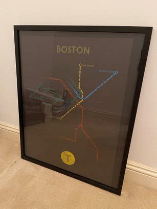 Boston Train Station Map #2885 | Auctionninja.com