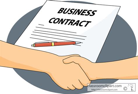 Business Clipart - business_contract_agreement - Classroom Clipart