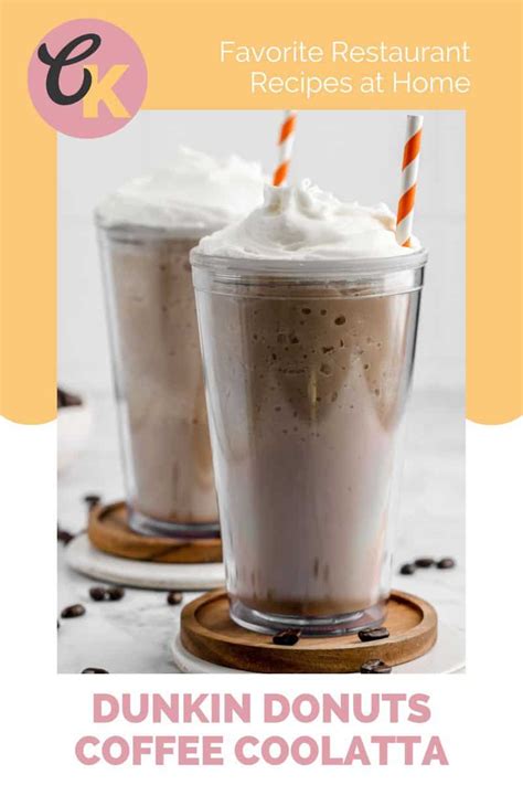 Dunkin Donuts Coffee Coolatta - CopyKat Recipes