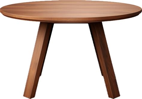 Modern round table png with AI generated. 34338883 PNG
