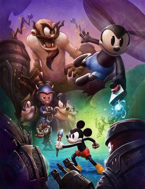 Promo Artwork | Epic mickey, Disney epic mickey, Mickey mouse pictures