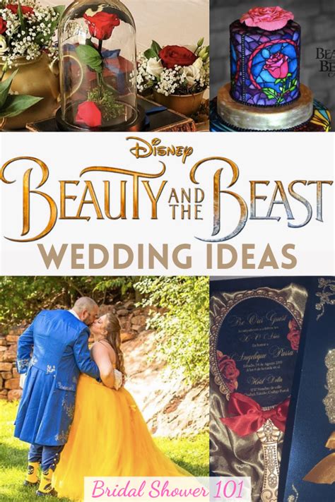 17 Beauty and the Beast Wedding Ideas | Bridal Shower 101