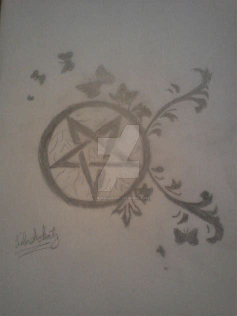 Inverted Pentagram Tattoo by LilNekoKatz on DeviantArt