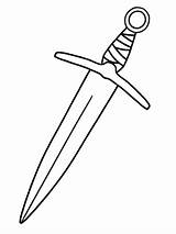 Macbeth Dagger Drawing Sketch Coloring Page sketch template