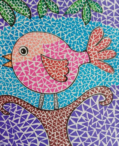 Basic Drawing For Kids, Drawing Images For Kids, Mosaic Art Projects, Mosaic Crafts, Painting ...