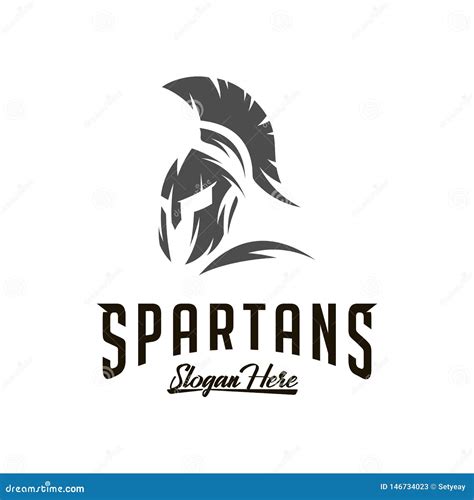 Spartan Logo Vector, Sparta Logo Vector, Spartan Helmet Logo Template ...