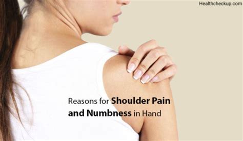 Shoulder Pain and Numbness in Hand - Causes and Treatment