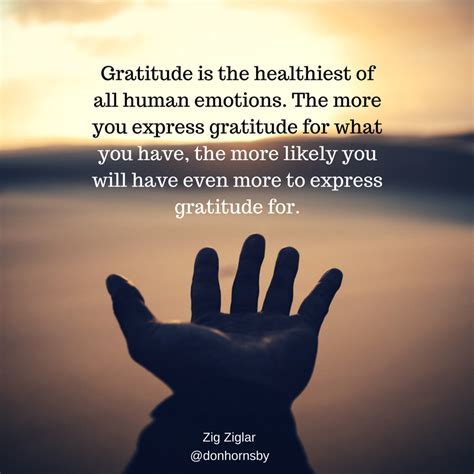 Gratitude is the healthiest of all human emotions. The more you express ...