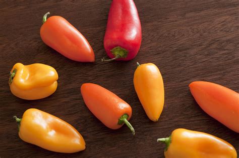 Free Stock Photo 17246 Colourful red and orange mini sweet peppers | freeimageslive