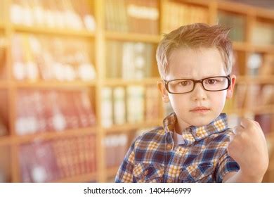 Smart Young Boy Black Glass On Stock Photo 1404446999 | Shutterstock