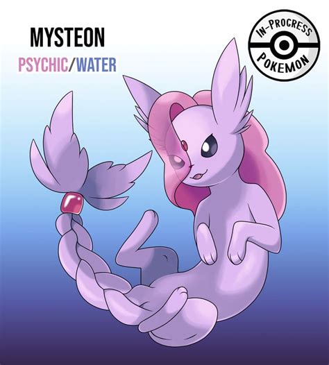 Mysteon (Psychic/Water) #??? - On rare occasion, an Eevee can be affected by more than one envir ...