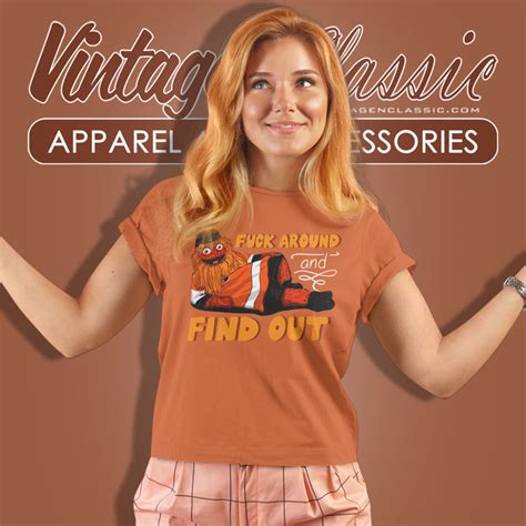 Gritty Philadelphia Flyers Fuck Around And Find Out Shirt - Vintagenclassic Tee