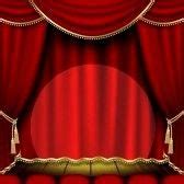 Telon_de_teatro : Theater stage with red curtain Foto de archivo Photo Background Images, Studio ...