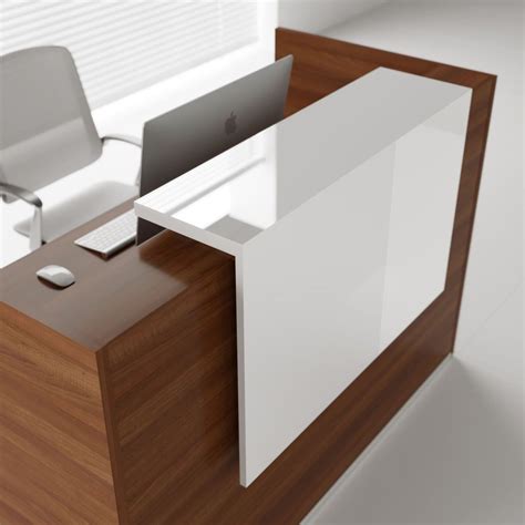 Brown Wooden Reception Tables, For Office at Rs 49700 in New Delhi | ID: 22657242788