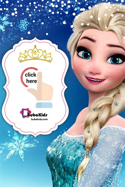 Free Printable Disney Frozen Princess Elsa Birthday Invitation Card frozeninvitationcard, princ ...