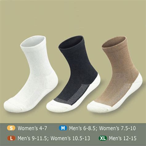 Orthofeet BioSoft Diabetic Socks w/ Padded Sole - 3 Pack | Ames Walker