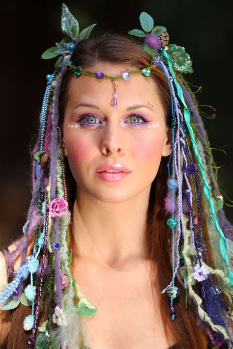 fairy nymph headdress tribal headdress goddess wig burningman www.etsy ...