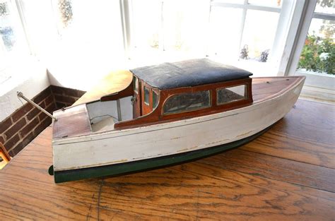 Vintage Model Motor Yacht | Wooden Model Boats