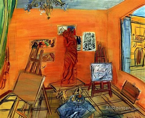 Raoul Dufy,The Studio At Perpignan oil painting reproductions for sale Raoul Dufy, Interior ...