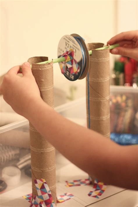 Build A Winch Simple Machine Activity for Kids STEM