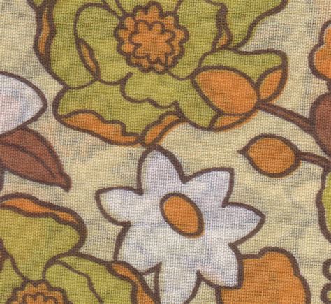 various flowers green orange beige white fabric | ben dalton | Flickr