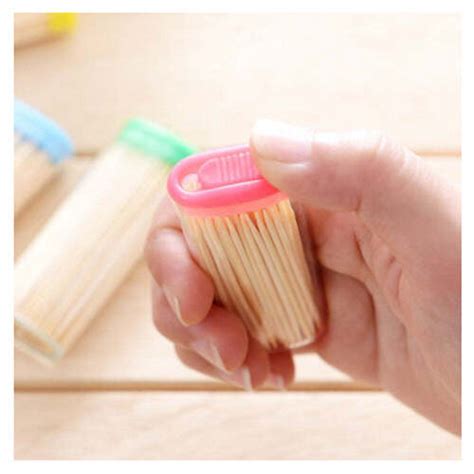 Multi / Assorted3 Bamboo Toothpicks With Dispenser Box (1095) at Best Price in Rajkot | Deodap ...