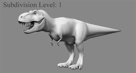 Tyrannosaurus Rex Animated 3D model — Missset