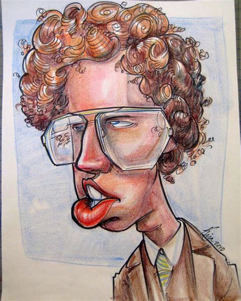 Caricature of Napoleon Dynamite by Kiracatures Drawing Cartoon ...