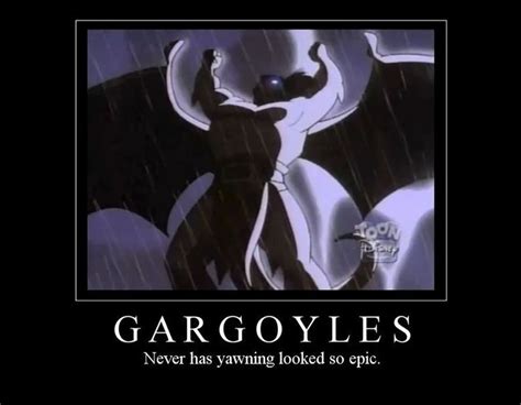 gargoyles. meh. Never has yawning looked so epic.. I LOVED that show | Disney quotes funny ...