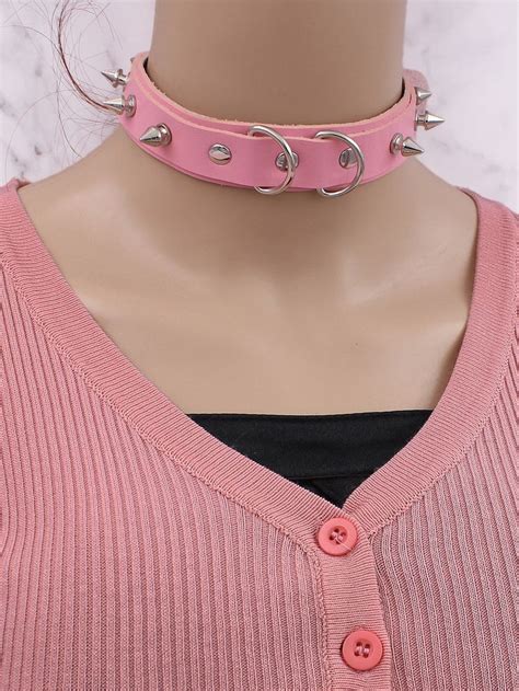 Spike Decor Choker | Stylish Leather Chokers