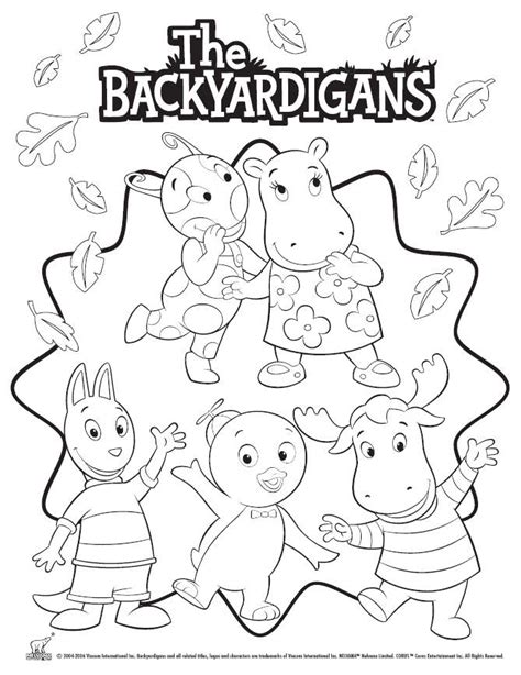 All Backyardigans Animals Coloring Pages - XColorings.com