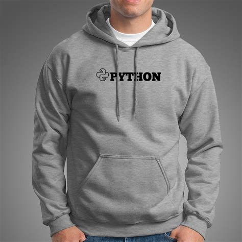 Python - Programmer Logo Men's Hoodies India – TEEZ.in
