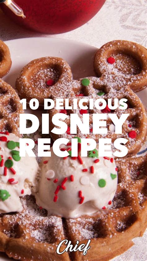 10 Delicious Disney Recipes: Holiday Recipes | Chief Health | Christmas dinner desserts, Xmas ...